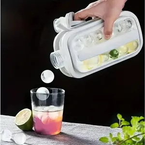 2-in-1 Foldable Ice Maker Water Bottle | Portable Ice Ball Cube Mold Kit | Kitchen Bar Party Essential