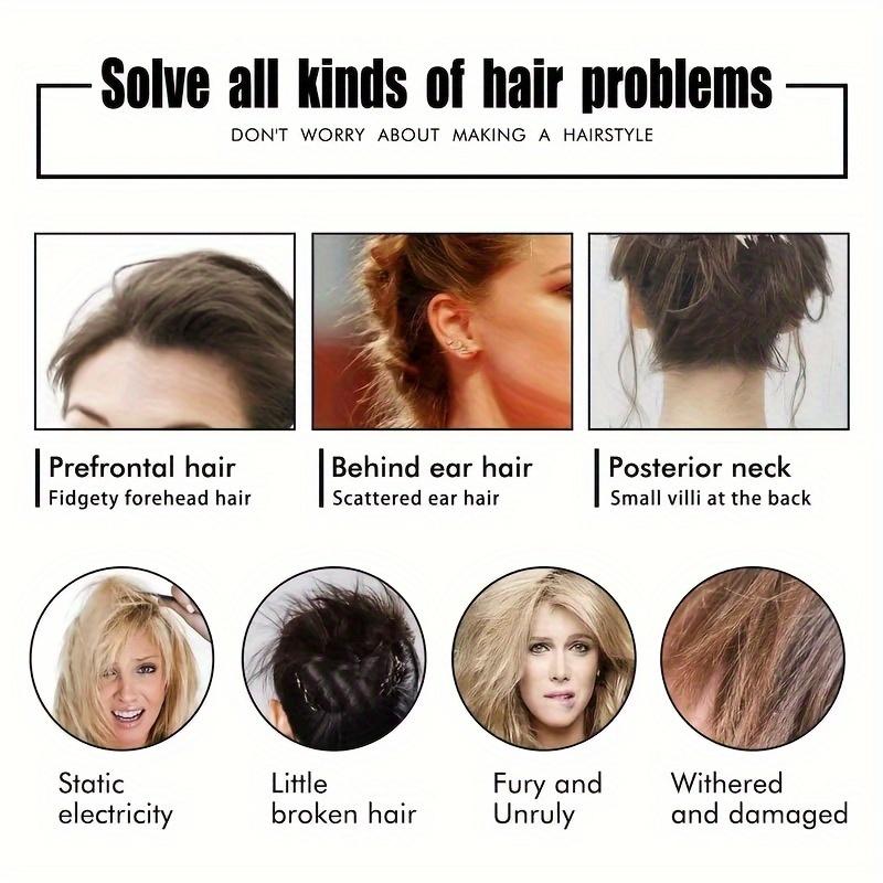 [2 BOTTLES] Rozino Hair Wax Stick 75g/2.7oz for Smooth Fly-Aways & Frizzy Hair Control along Hairline & Nape Areas