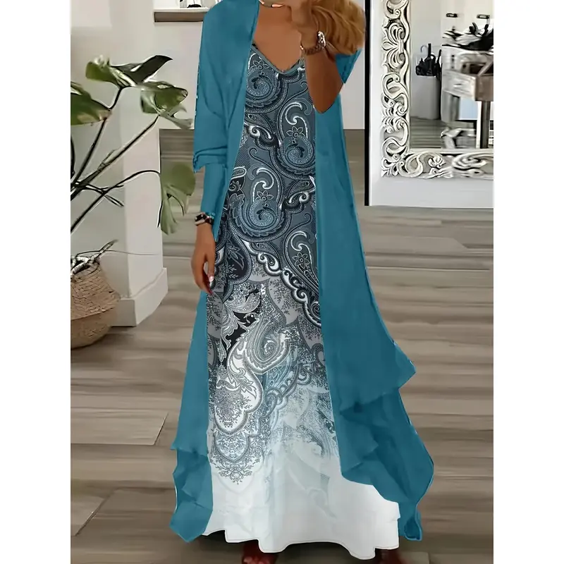 long chiffon jacket dress Long Chiffon Jacket  Gina Bacconi