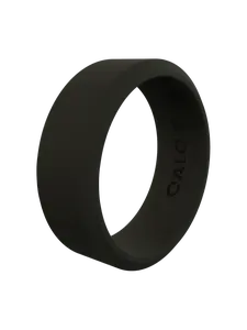 Modern Black Silicone Ring