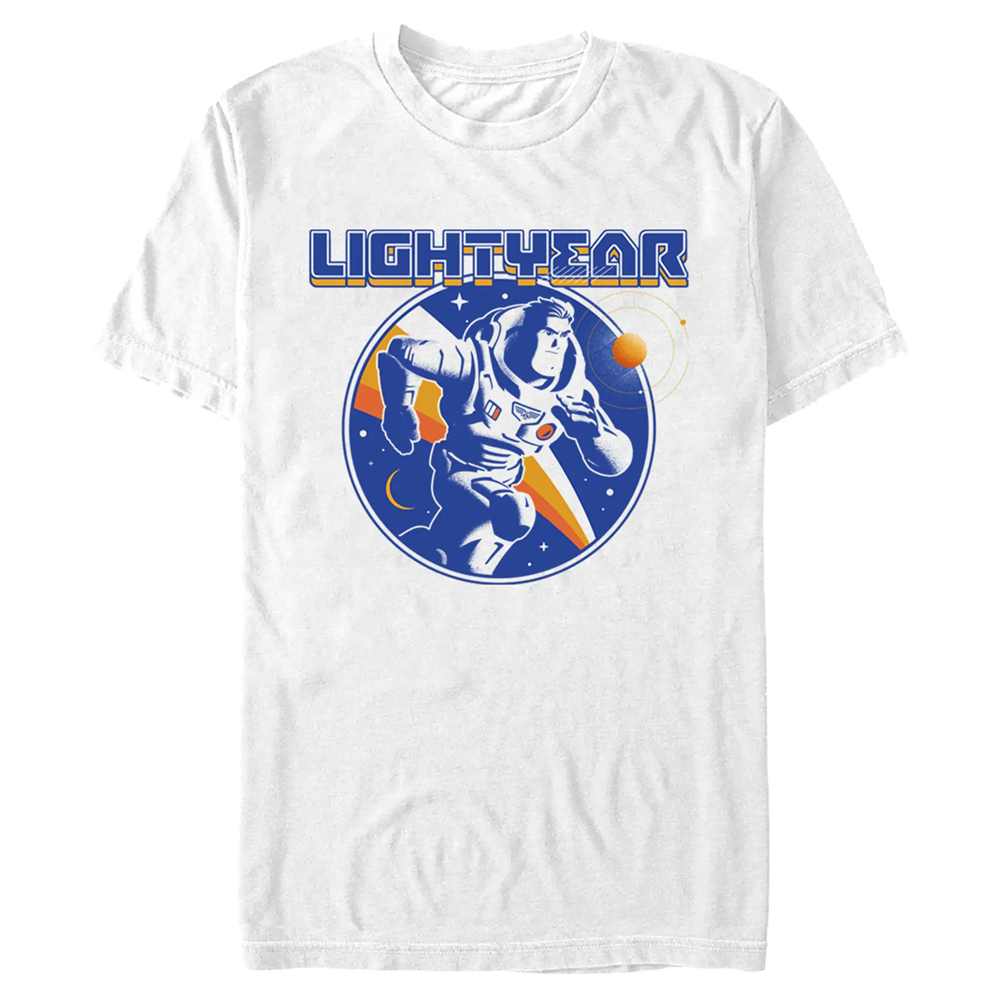 Men's Lightyear Buzz Lightyear Retro Running Stripes T-Shirt