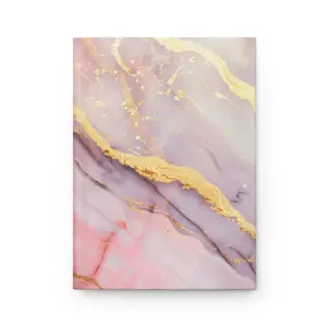 Elegant Marble Hardcover Journal for Thoughts, Inspirational Notebook, Dream Journal