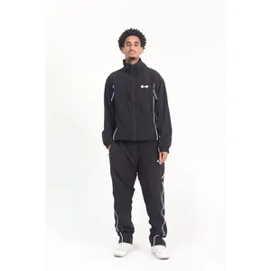 Midnight Black Reflective Tracksuit