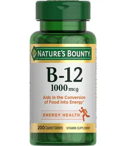 Nature's Bounty Vitamin B12 1000 mcg Supplements, Supports Energy Metabolism, 200 Ct
