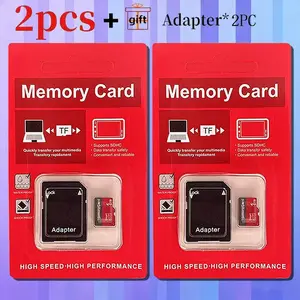The memory card with adapter, micro tf Micro SD card, is compatible with dashcam video storage, mobile phone photos, portable game console data, and smartwatch data storage uhs-i class flash memory card tf memory card u3 class high speed memory card