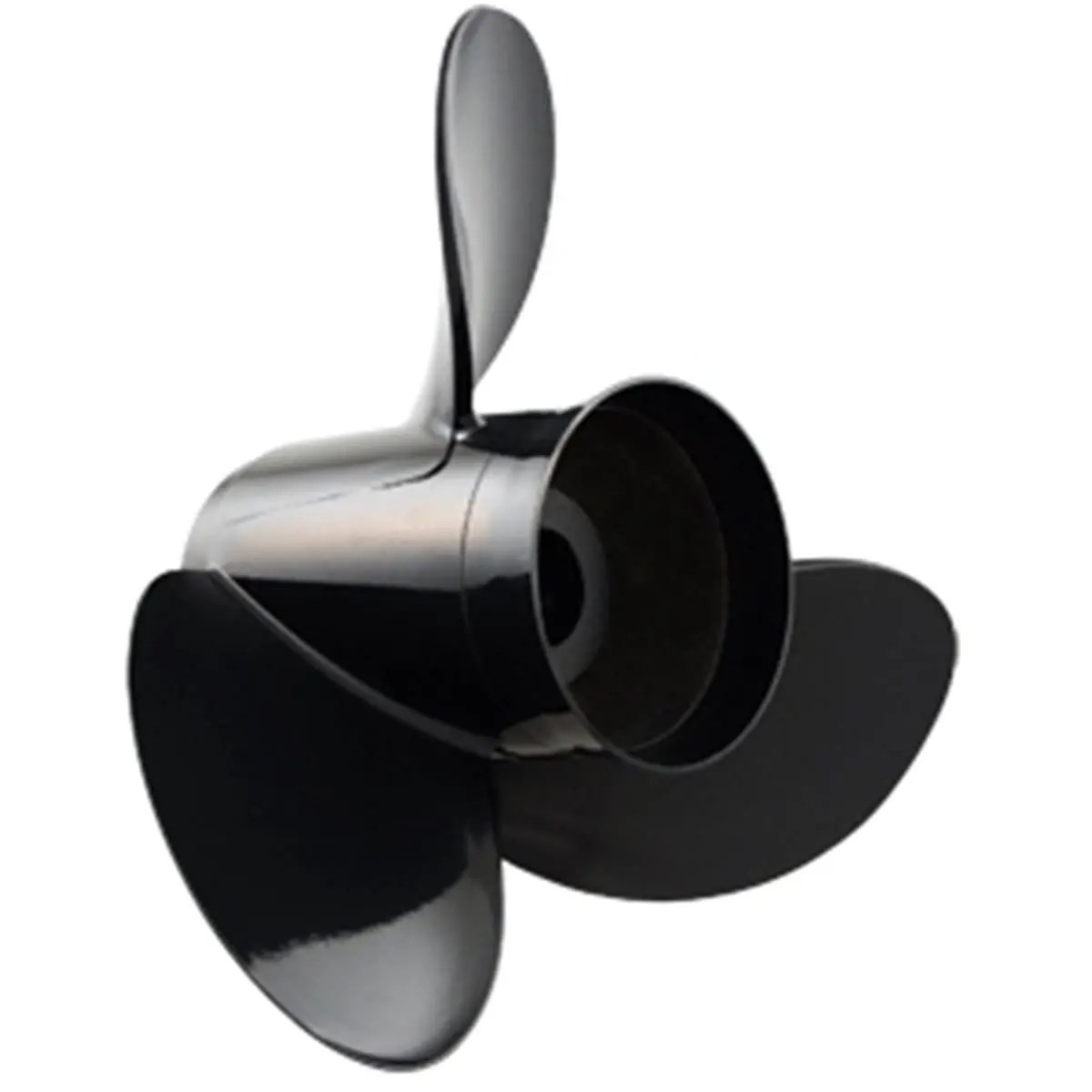 Turning Point Hustler Aluminum Right-Hand Boat Propeller - 14-1/4x19" 3-Blade, Performance-Enhancing Tuned Vents, Fast Hole Shot, Improved Handling, Long-Lasting Finish, OEM Fitment, Hub Kit Required for Boat Owners