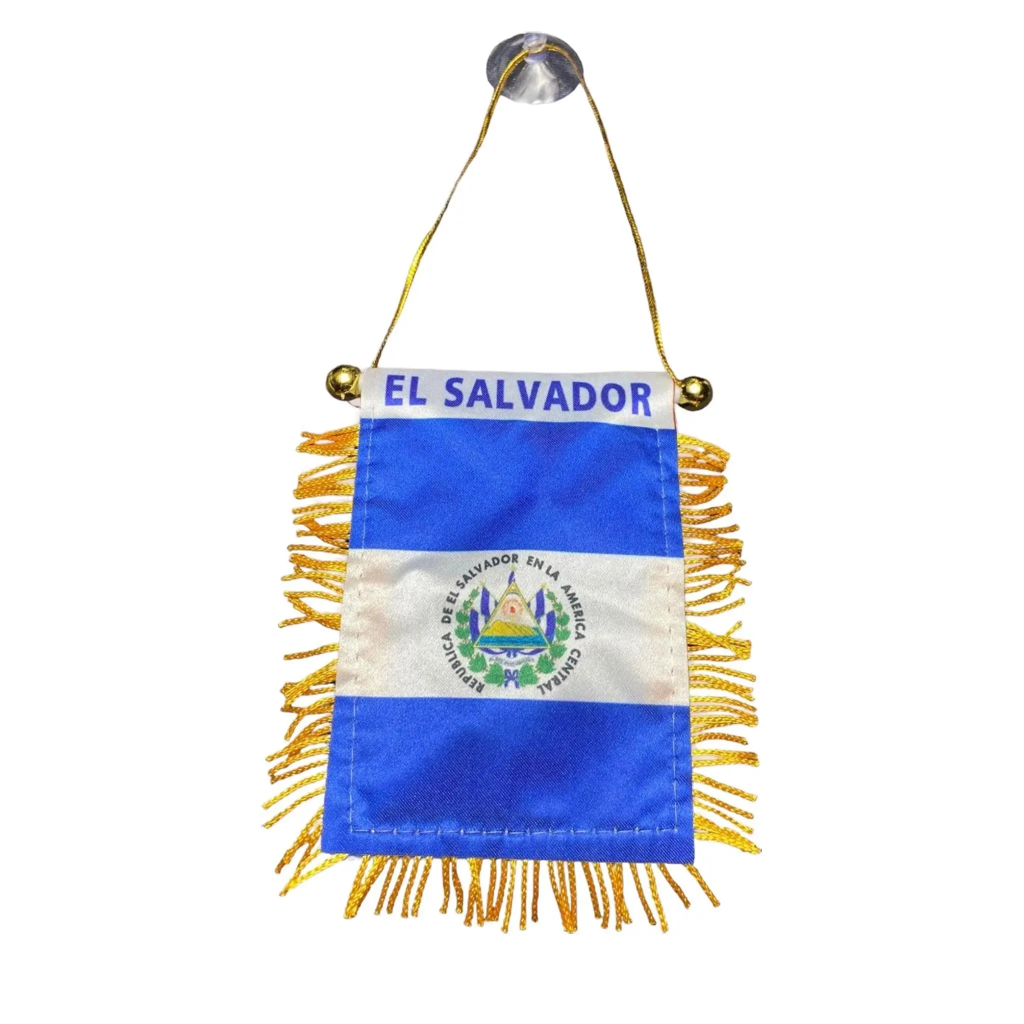 El Salvador Flag, Mini Banner, Car Mirror, Window flag
