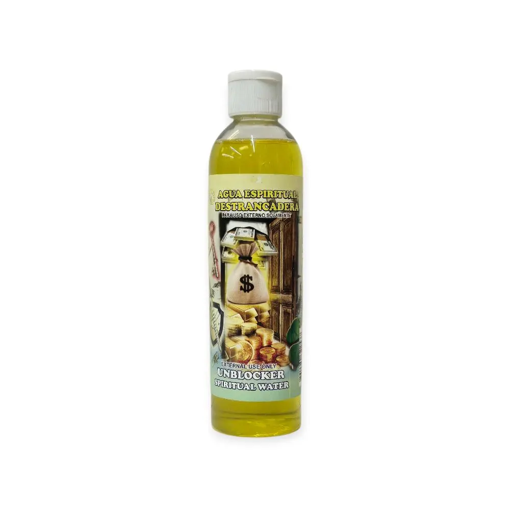 Unisex Fragrance 8 oz Spiritual Cleansing Water Unblocker - Cleansings for Spiritual Stagnation, Opens Closed Paths, Candle Work Use, Spraying Around Home or Business, Energetic Blockage Removal, Prosperity & Positive Energy Support, Deep Cleansing Ritual