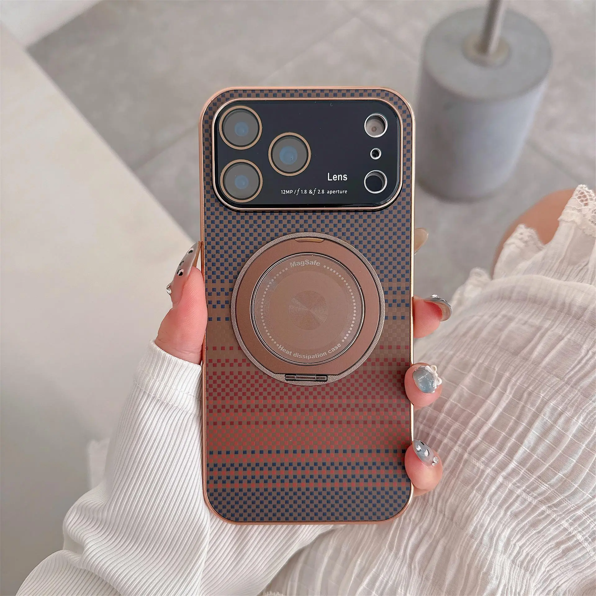 Sunset Gold [Large Window-360 Rotating Stand]