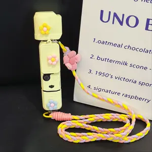 Luxury Silicone Camera Protection Case, Soft Full Coverage Tripod Cover, Portable Handheld Bag with Lanyard, Fits Dji Pocket3