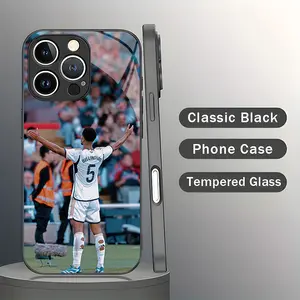 IPhone 16 Promax Bellingham phone case Phone Case Tempered Glass Anti Drop, Anti Sweat Suitable for iPhone 17 15 14 13 12 Phone Protection Case Protector Shockproof
