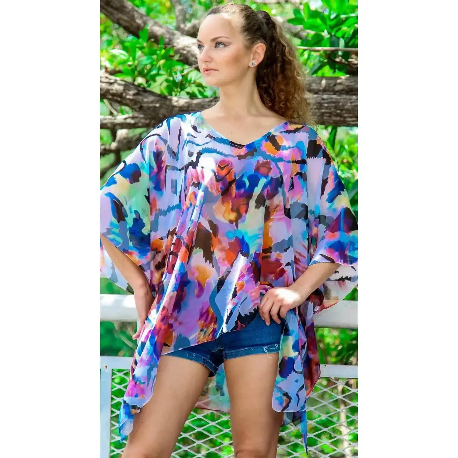 Sheer Kaftan Cover-Up (Wholesale)