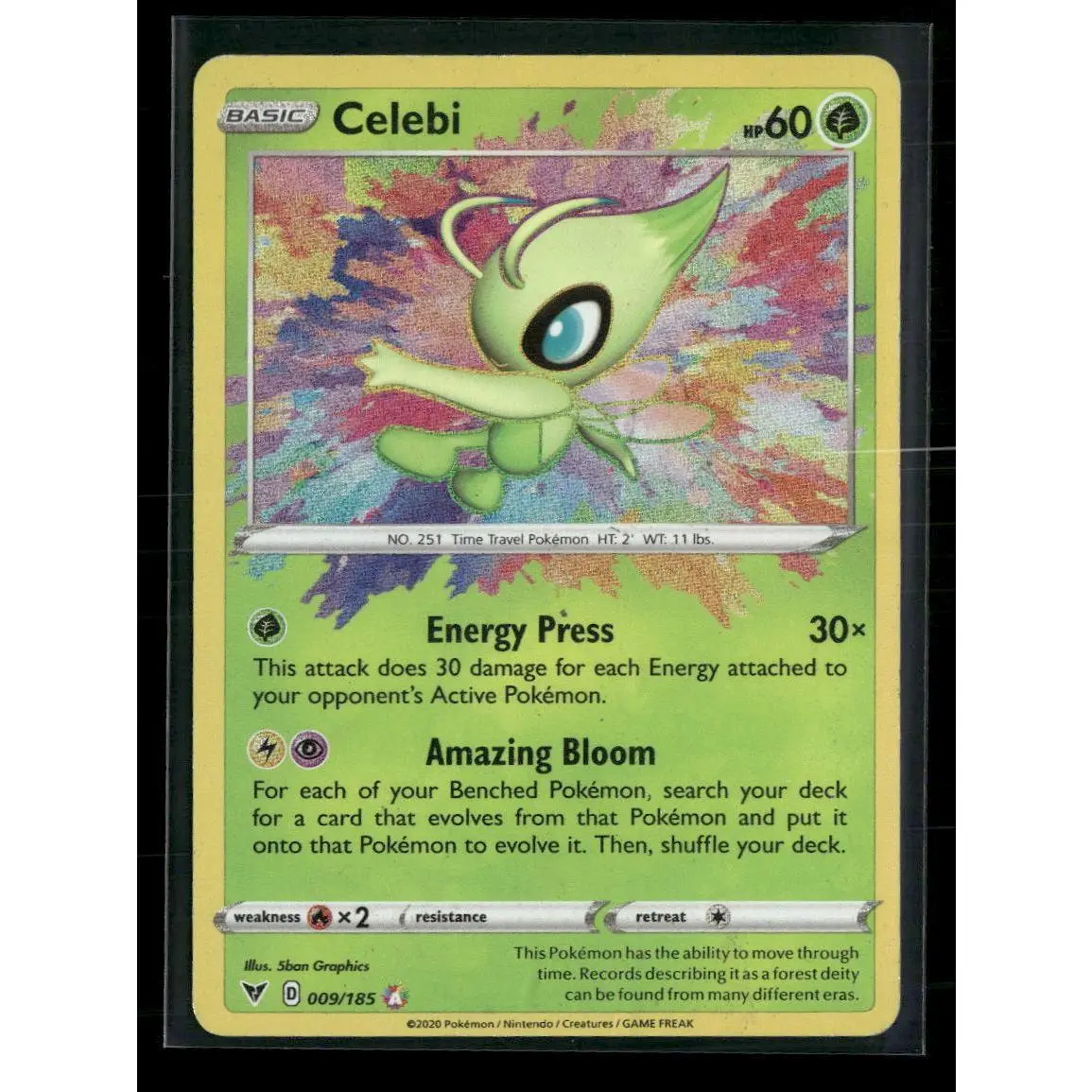 SWSH04: Vivid Voltage Celebi #009/185