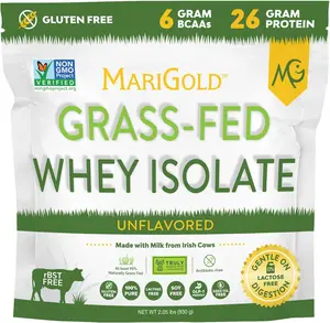 Grassfed Whey Isolate Protein Powder - Unflavored - 2LB
