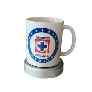 Cruz Azul Liga Mexicana 11oz Ceramic Mug with Deportivo Cruz Azul Logo for Coffee Tea