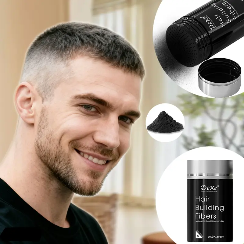 Dexe 44g Full Volume Hair Fiber 22g x2 Double Boxes Volumizing Powder for Fine Soft Hair Quick Attachment in 15 Seconds Adds Thickness Volume Unisex Multiple Colors