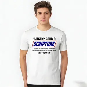 [100% Cotton] Cotton Short Sleeve  T-Shirt Funny Scripture Gifts, Bible Verse, Famous Scriptures, Quote T-Shirt T-Shirt For Men And Women