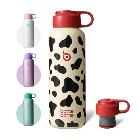 BOTTLE BOTTLE Water Bottle for Carbonated Drinks 20oz Insulated Bottles for Fizzy Drinks Keep Carbonation Longer Leak Proof for Sports Travel School
