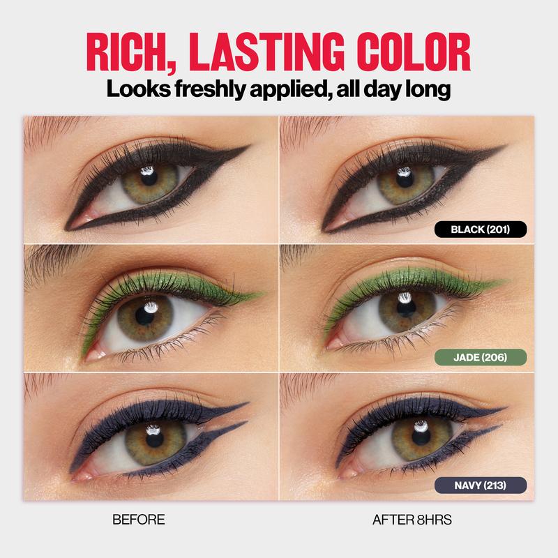 Revlon ColorStay Matte Eyeliner - Waterproof, Long-Wear, Smudge-Proof, 24-Hour Wear, with Built-In Sharpener