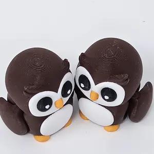 3D Printed Articulated Owl Fidget Toy: Sensory Stress Relief