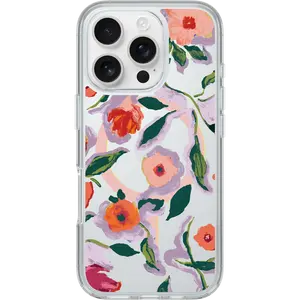 OtterBox iPhone 16 Pro Case Symmetry Series Clear for MagSafe Confetti of Blossoms
