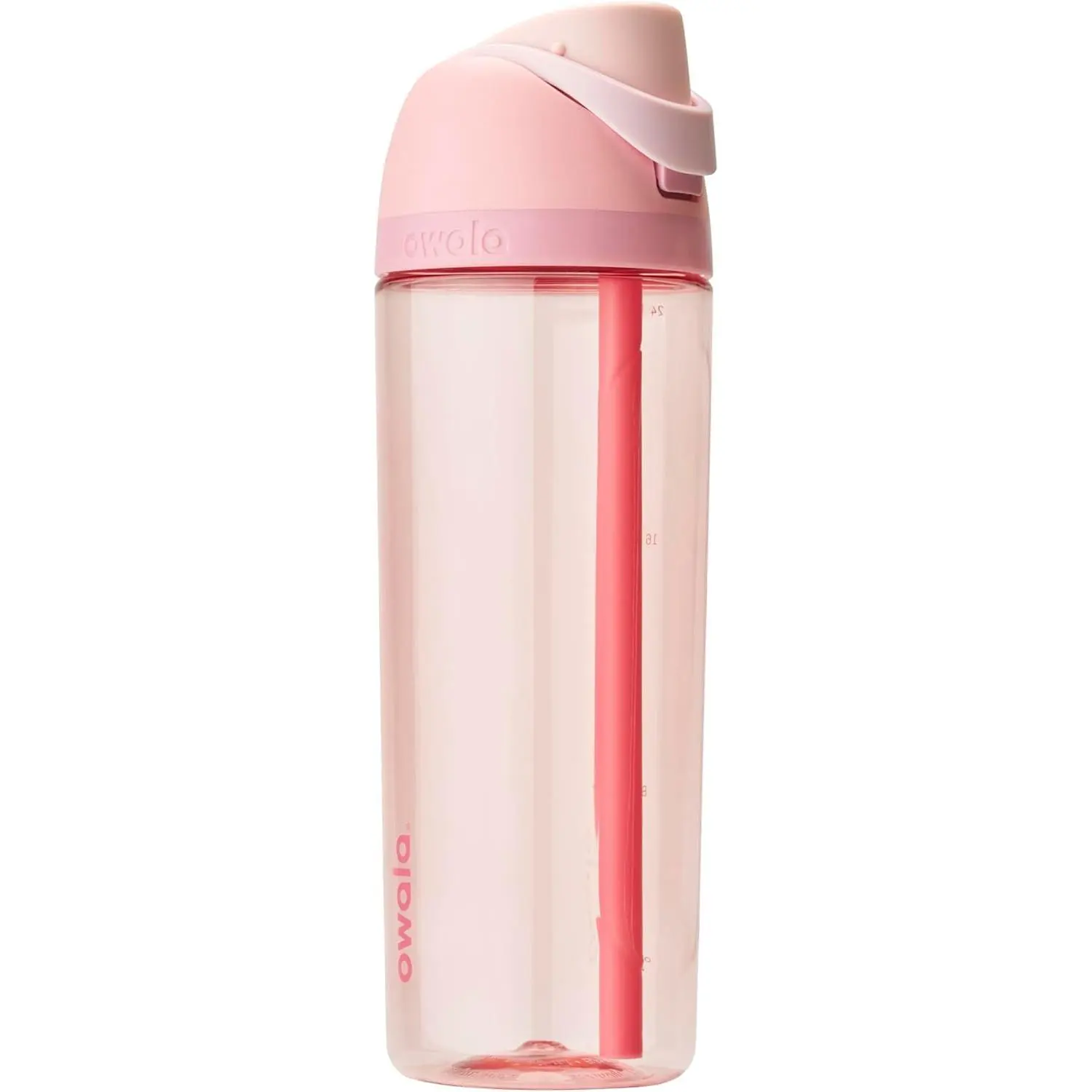 Owala FreeSip Clear Tritan Water Bottle 25oz – BPA-Free Sports Water Bottle with Straw, Leak Proof Flip Lid, Lightweight Reusable Travel Bottle for Gym School Office