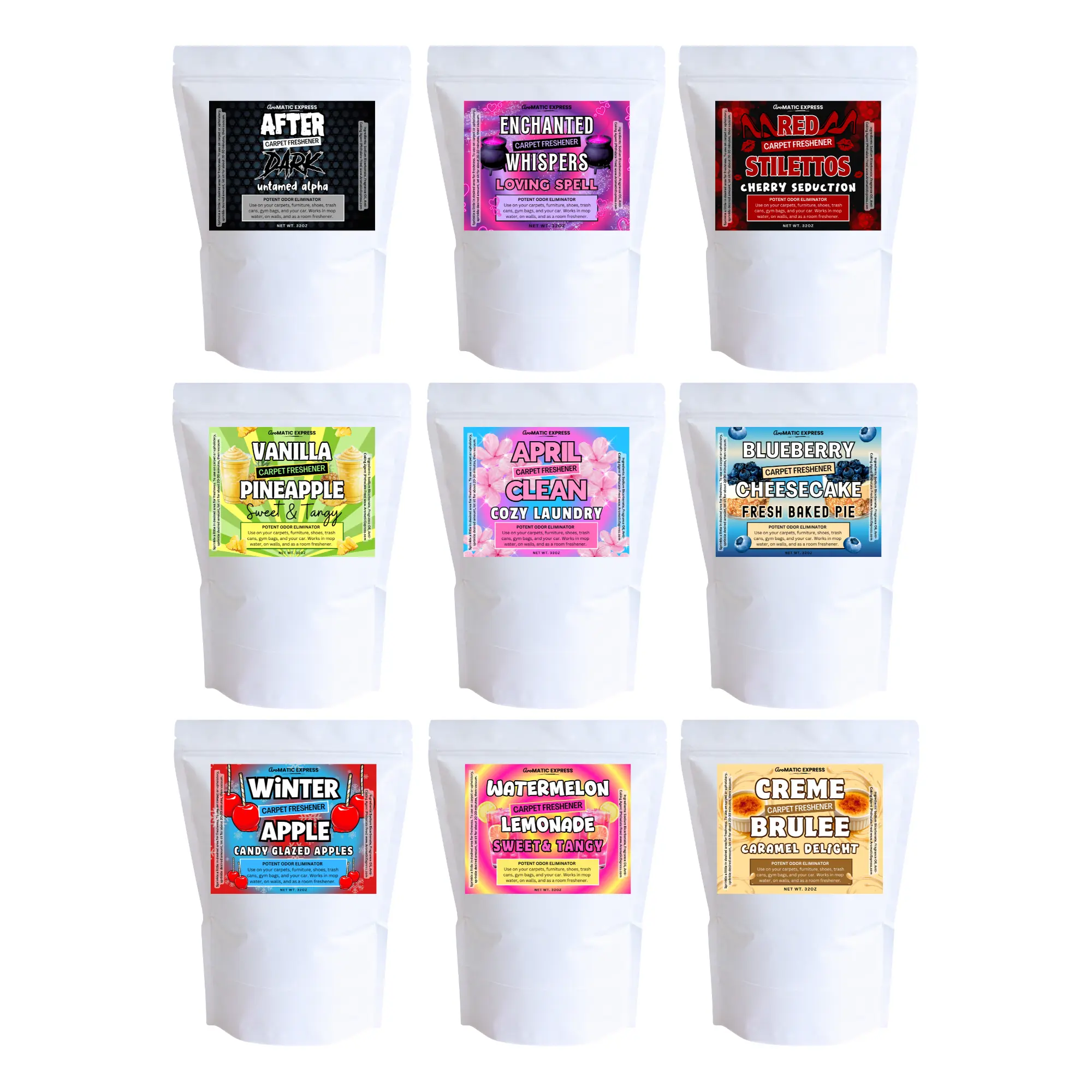 32oz Carpet Freshener Bag | Pet Odor Eliminating Powder | Deodorizing Powder 32oz Carpet Freshener Bag | Pet Odor Eliminating Powder | Deodorizing Powder