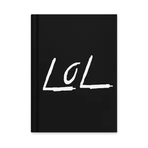 The LoL Journal (Black) – Minimal, Matte, and Made for Your Daily Thoughts