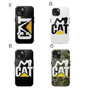 CAT Girl Phone Case  Durable Tough Phone Case with Glossy Finish ShockAbsorbing Rubber Liner and UV Protection for Everyday Use