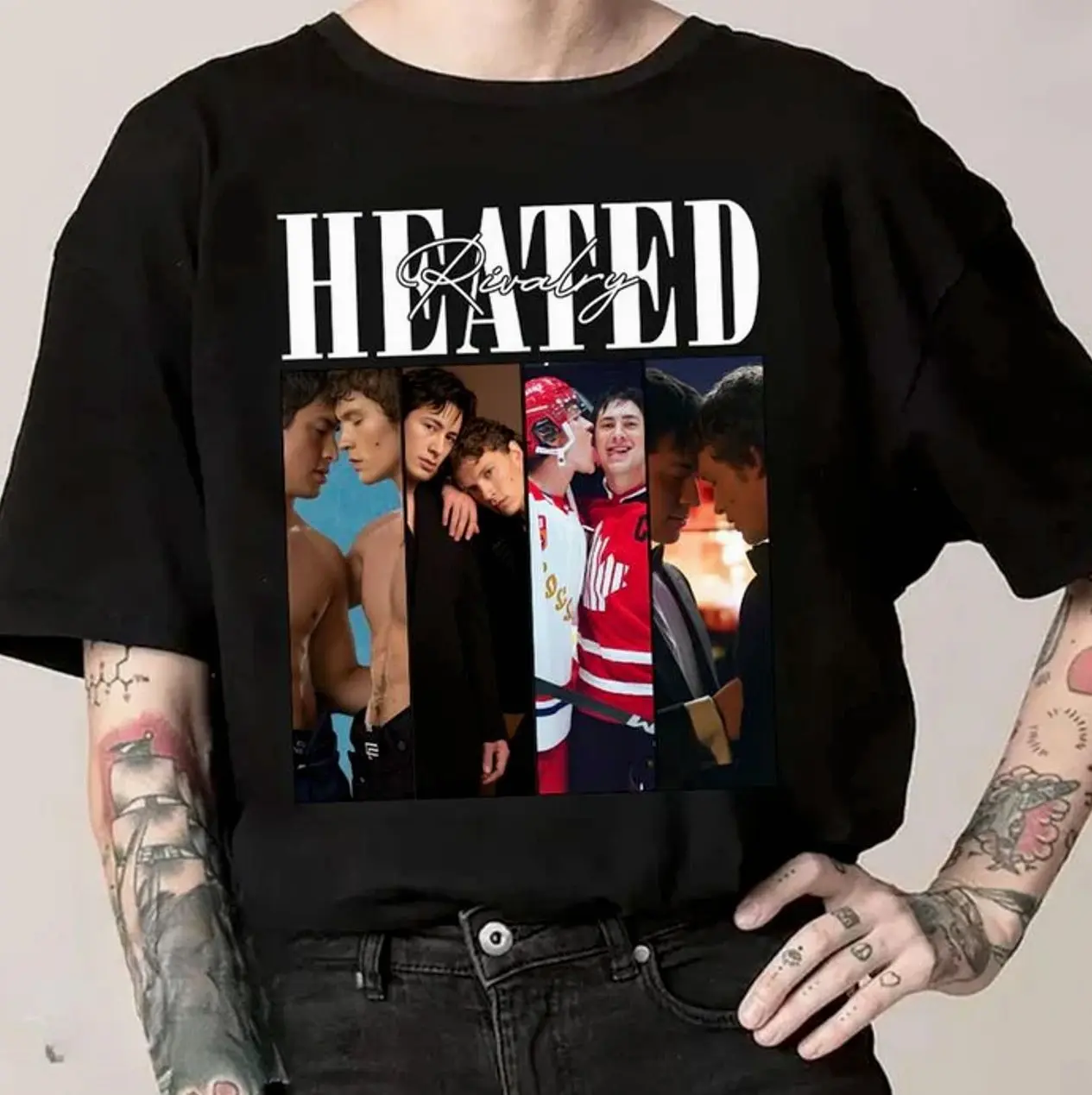 Hockey Heated Rivalry Shirt – Shane Hollander & Ilya Rozanov LGBT Love Tee, Queer Hockey Fan Apparel