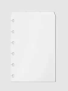 Blank Top Tab Planner Dividers | Low Profile | Matte Blank Top Tab Planner Dividers | Low Profile | Matte