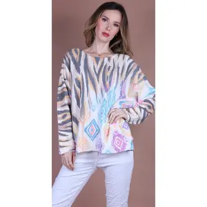 Celeste Tiger Print Sweater