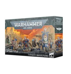 Warhammer 40k Space Marines Captain Titus and the Wardens of Ultramar