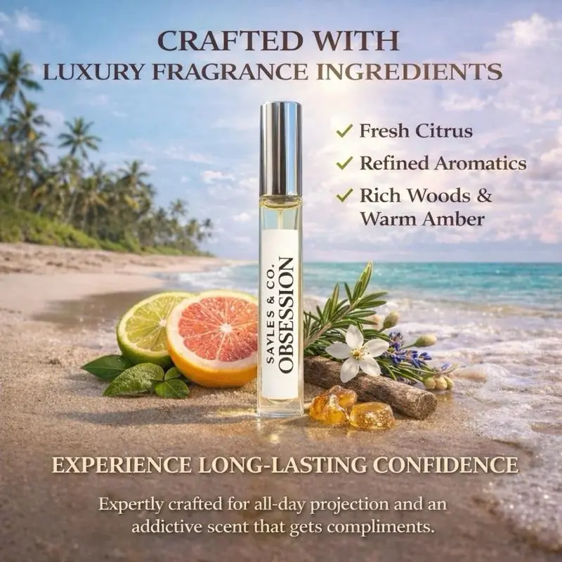 Sayles & Co. FIXATION BUNDLE 10ml Roller Ball & Spray Signature Scent for Day-to-Night Impact