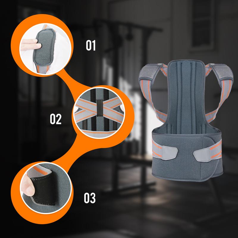 Back Brace Posture Corrector – Breathable Full Back Support, Shoulder Alignment, Spine Relief, Unisex Adjustable Support Vest #TikTokShopBlackFriday #TikTokShopCyberMonday