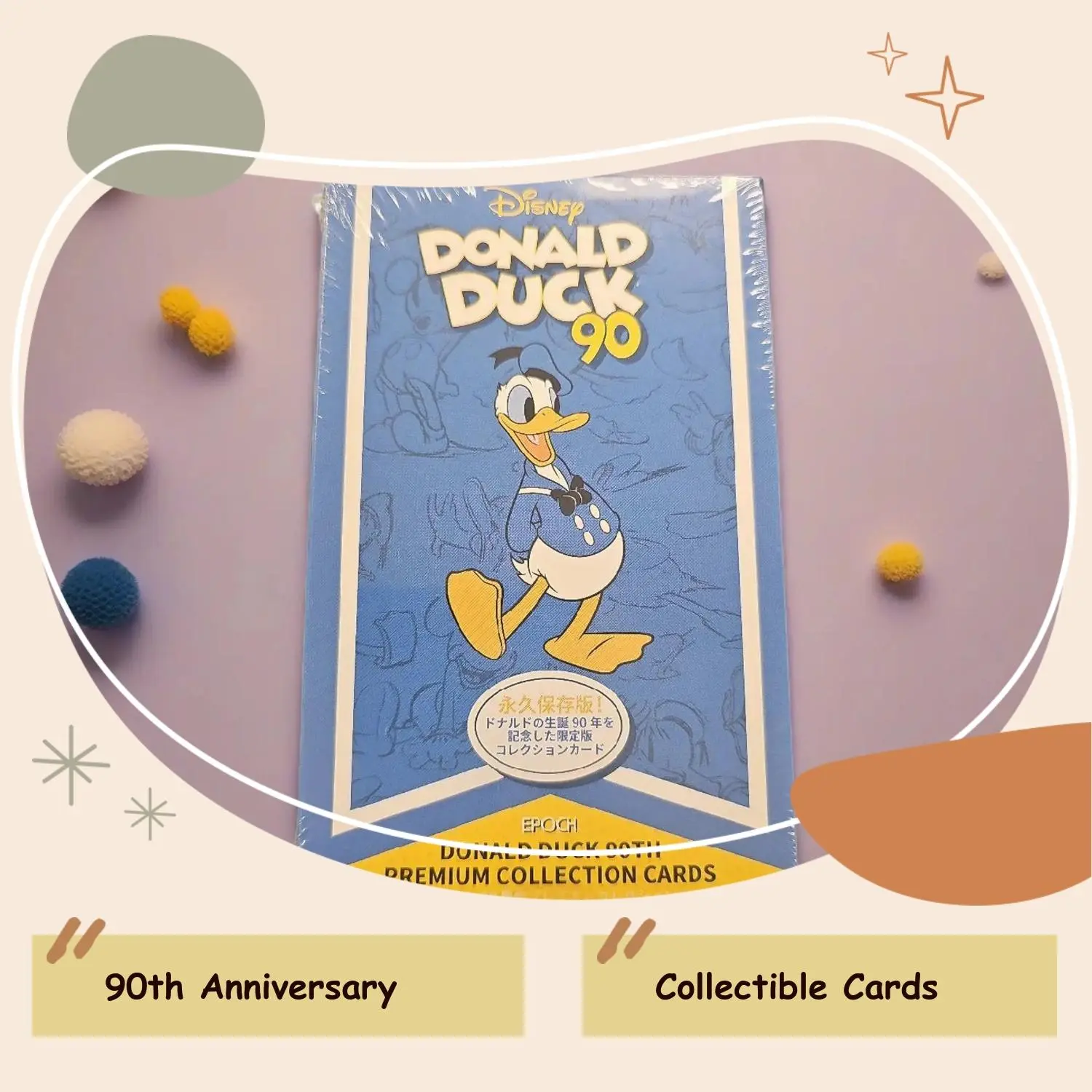 Donald Duck 90th Anniversary Premium Collection Card Box Sealed Collectible Trading Cards Hobby Trading Cards