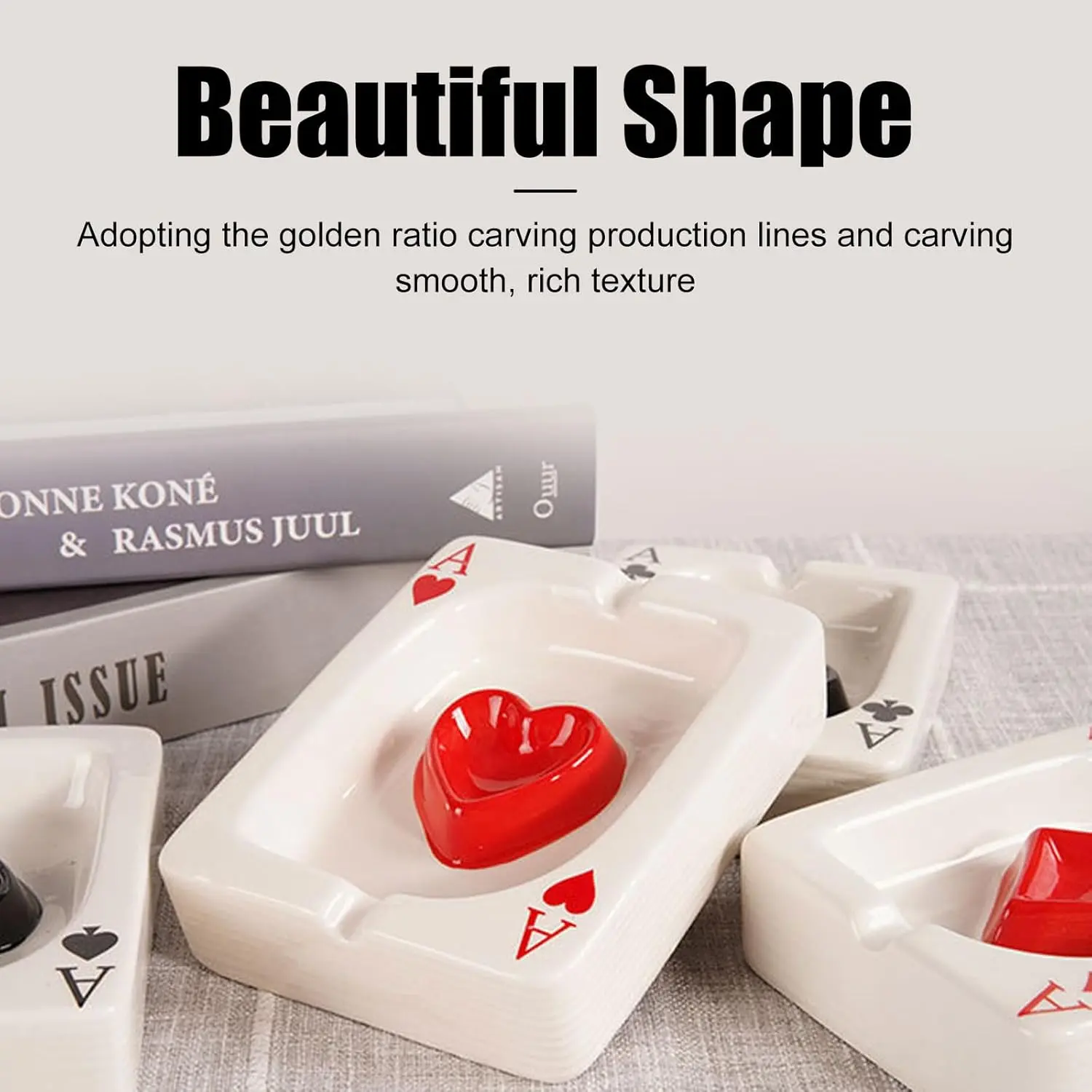 cigarette ashtray for office Creative Poker Ceramic Cigarette Ashtray Tabletop Portable Modern Ashtrays Cigar Ashtray for Outdoor Indoor Desktop Smoking AshTray for Home office Fashion Decoration Handmade Gift for Men Women-Black#SummerVibes cigarette ashtray for office Creative Poker Ceramic Cigarette Ashtray Tabletop Portable Modern Ashtrays Cigar Ashtray for Outdoor Indoor Desktop Smoking AshTray for Home office Fashion Decoration Handmade Gift for Men Women-Black#SummerVibes