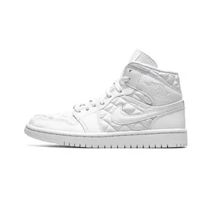 AIR JORDAN 1 MID WMNS "Quilted White" DB6078 100