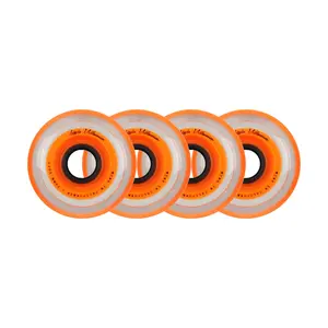 Labeda Roller Hockey Wheels - Millennium Gripper 76mm 76A Orange (4-Pack)