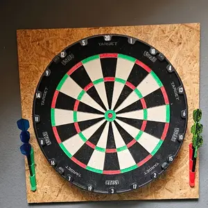 Wall-Mounted Dart Holder, Polypropylene Material, Stores 3 Darts, Space-Saving and Portable, Perfect for Next to Dart Board, Darts Gear