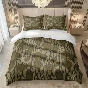2/3Pcs Camouflage Design Pattern Duvet Cover Set(1*Duvet Cover+1/2*Pillowcase,No Filling)Digital Print,100% Polyester Fiber,Machine Washable,Perfect Gift For Family,Friends During Festivals,All Season Use, Decorative Duvet Cover