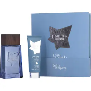 Lolita Lempicka Homme Set-Edt Spray 3.4 Oz & Aftershave Gel 2.5 Oz For Men