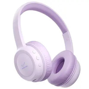 Kids Bluetooth Headphones,Kids Headphones Wireless with 85dB Volume Limiter, 30H Playtime, Adjustable Headband,Over-Ear Headphone for Kid School Online Class Travel(Purple)