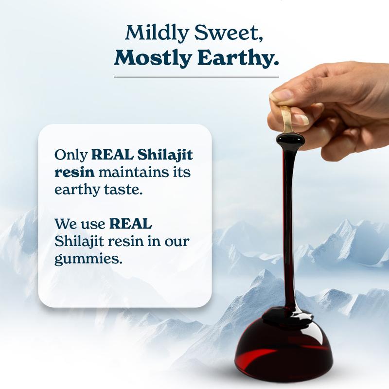 4 Packs of BetterAlt Pure Shilajit Resin Gummies | Tamarind & Mango Flavors | Helps Improve Stamina | Lab-Tested for Purity Healthcare Vitamin