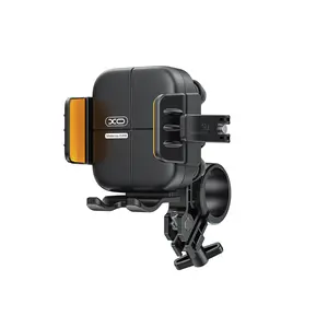 Motorcycle Bike Phone Mount Holder - [Not Block Camera] Motorcycle Cell Phone Holder, Bike Phone Mount, Fit iPhone 17/16/15/14/13 Pro Max, Samsung, 4.7-7" Phones, Black