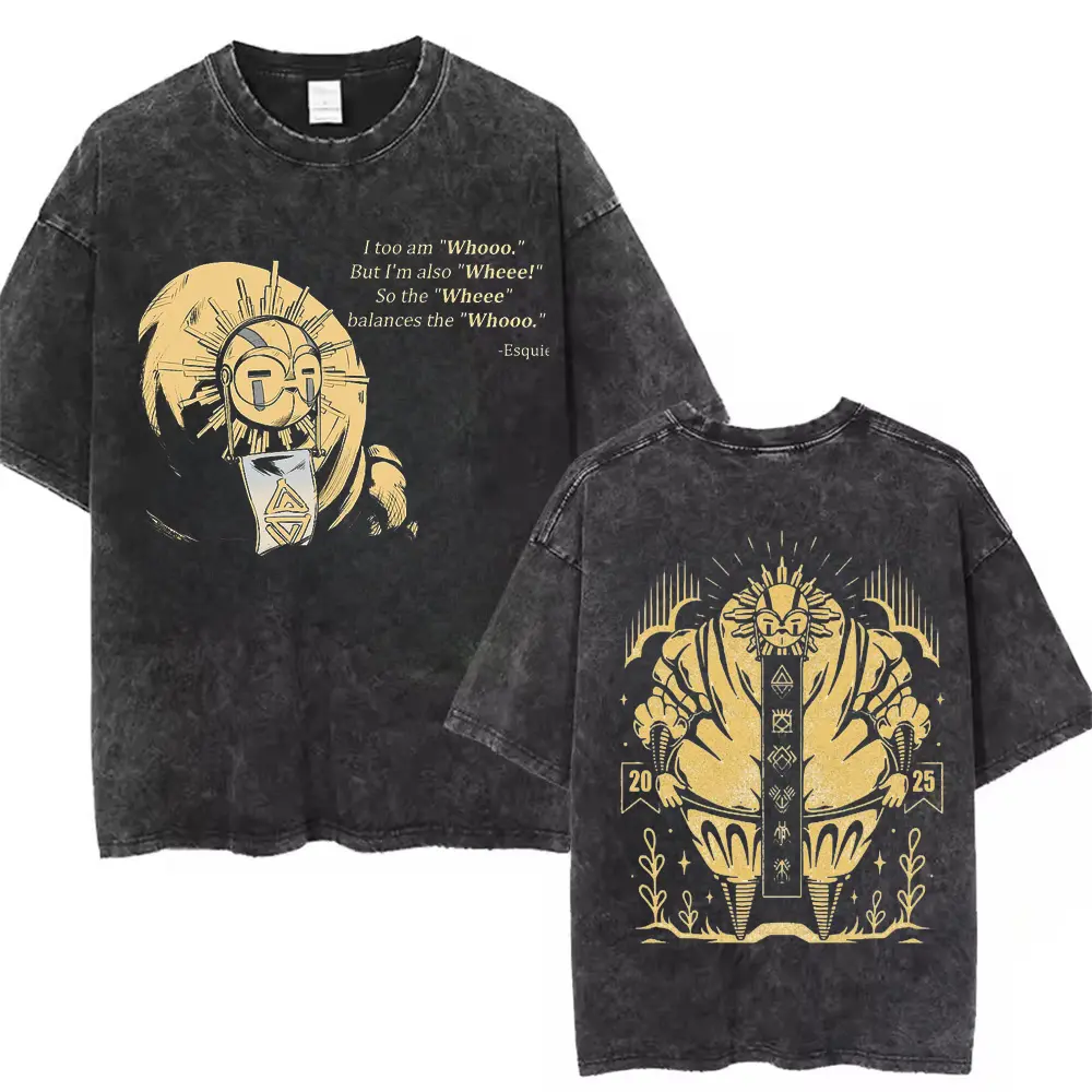 valentine shirts Clair Obscur Expedition 33 Cotton Gift New Design Game Fans Clothes T-shirts for Men Merch T-Shirt Vintage Wash Gamer Tops