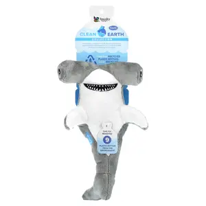 Spunky Pup Clean Earth Collection, Large Hammerhead Shark, 1 Toy