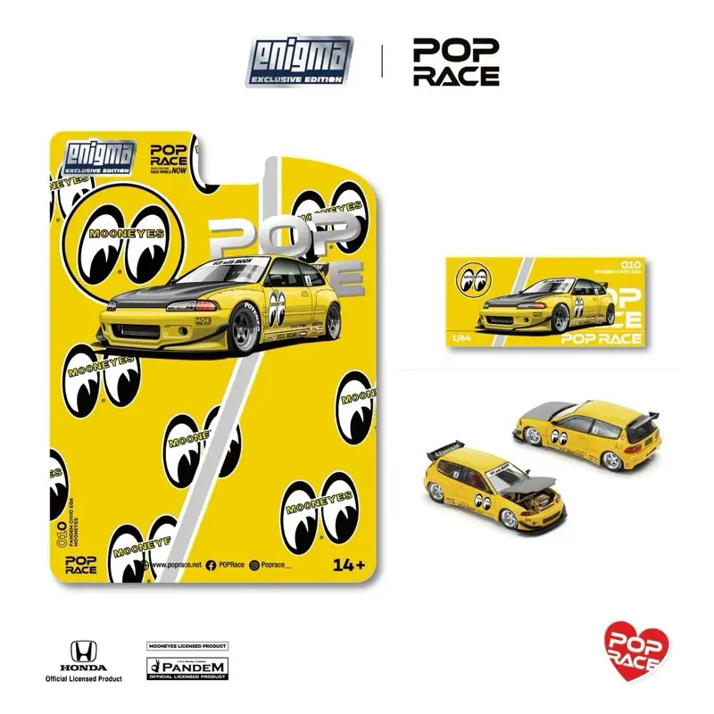 Pop Race Enigma Exclusive Mooneyes Pandem Civic EG6 V1.5 #010