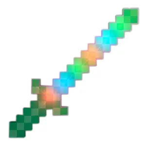 Blinkee  LED Pixelated Warrior Sword, Green