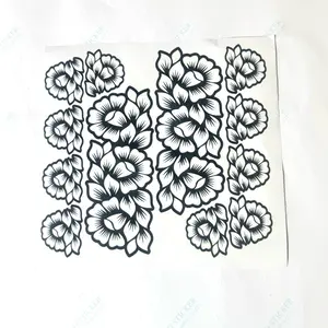 Henna Stencils backhands Fingers Design and Henna cone